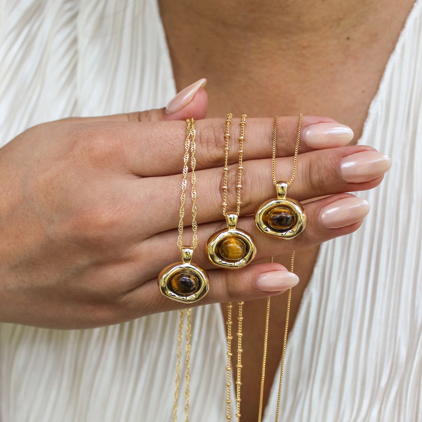 TIGER'S EYE NECKLACE